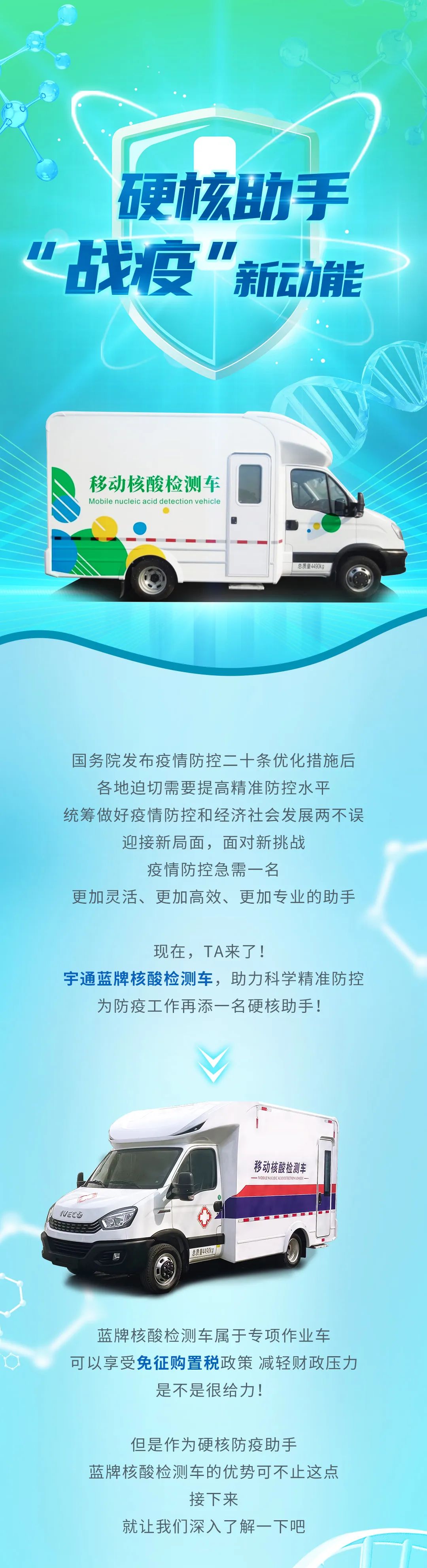 乐天堂官网蓝牌核酸检测车采样+检测多场景灵活应用，为“战疫”添加新动能！